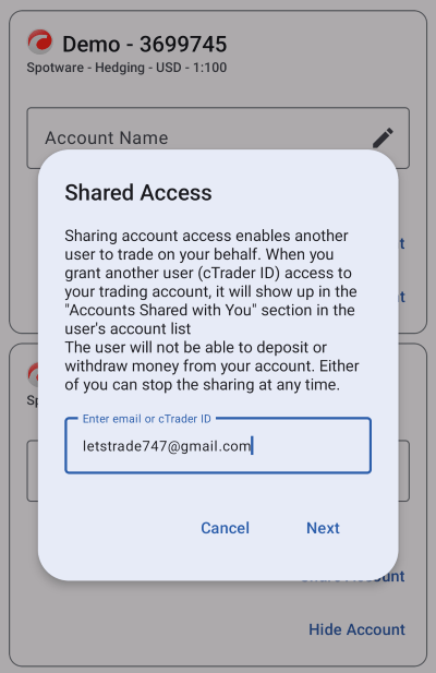 Shared Access