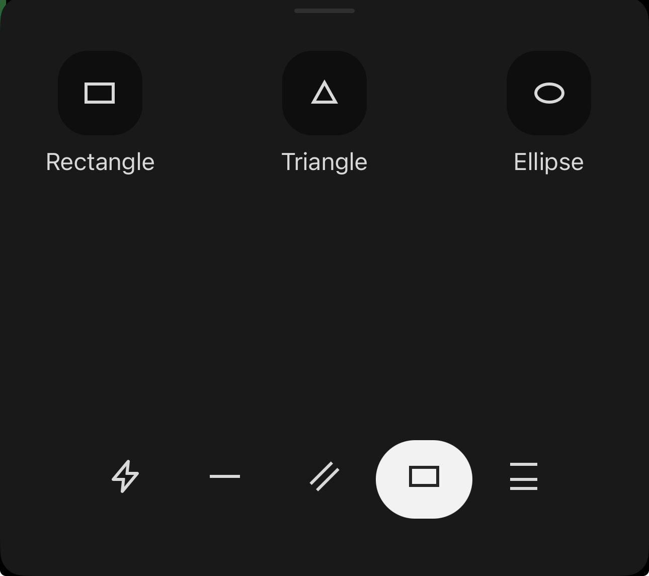 Shape drawing tools in cTrader Mobile