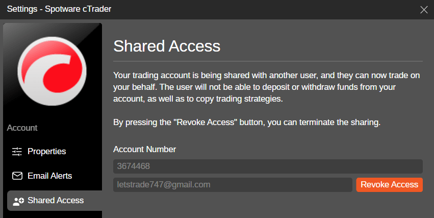 Sharing Access to Your Account