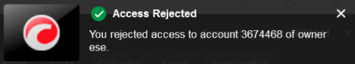 Access Rejected